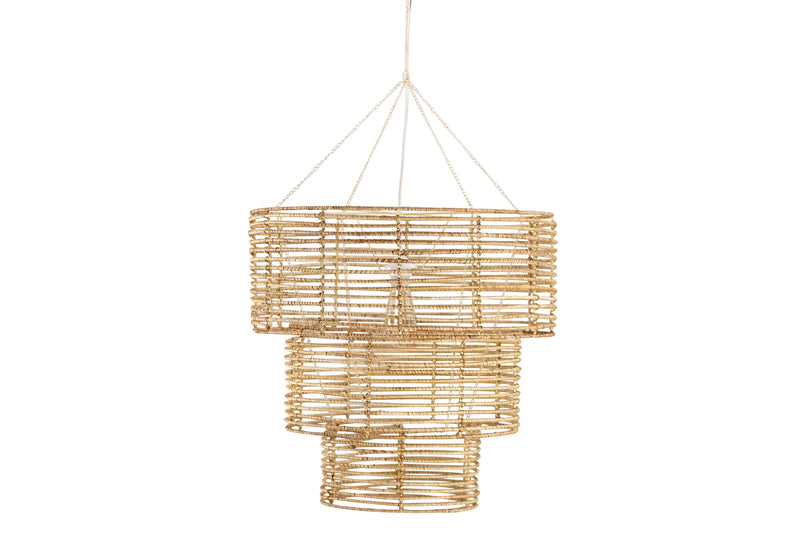 Three Tier Chandelier in Natural-img10