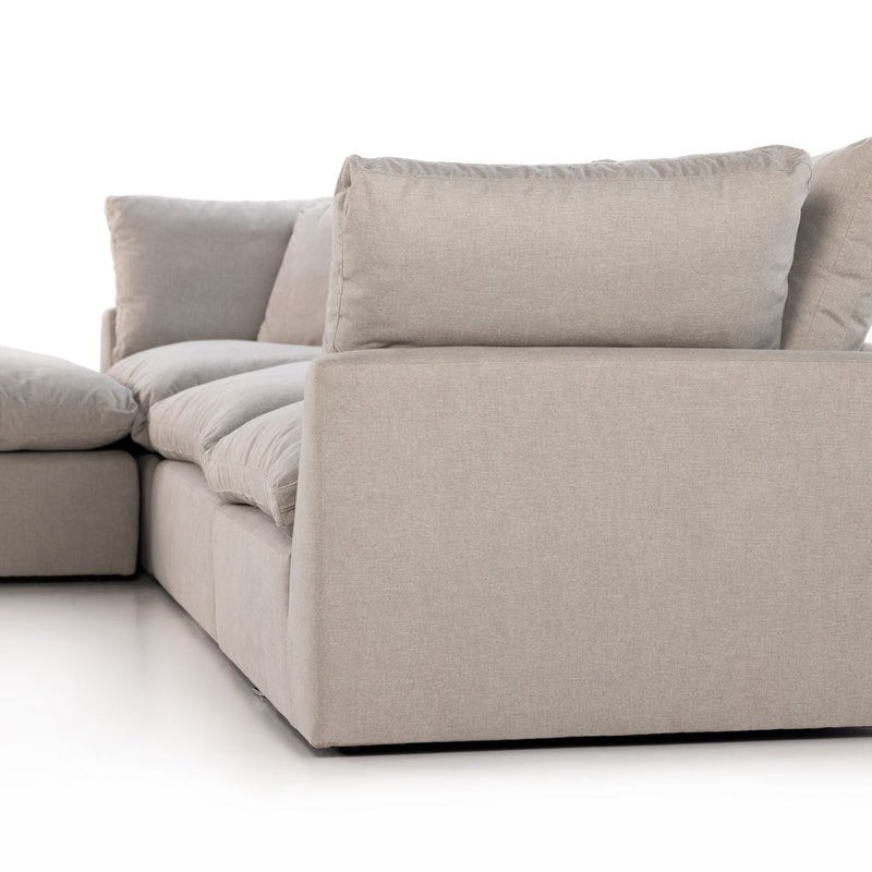 Stevie 3-Piece Sectional Sofa w/ Ottoman in Various Colors Alternate Image 1-img66