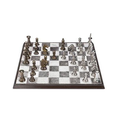 Sunnylife Lucite Chess & Checkers Limited Edition Whiskey Noir