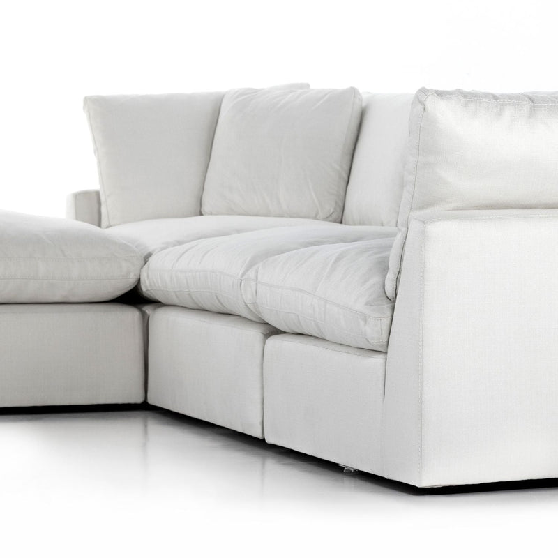 Stevie 3-Piece Sectional Sofa w/ Ottoman in Various Colors Alternate Image 9-img87