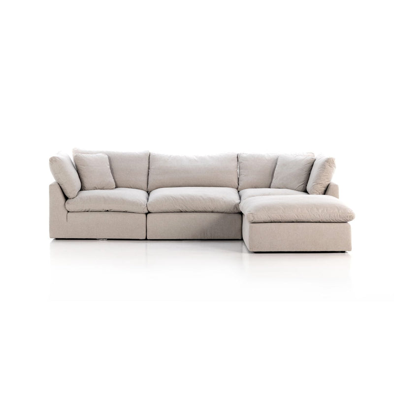 Stevie 3-Piece Sectional Sofa w/ Ottoman in Various Colors Alternate Image 2-img63