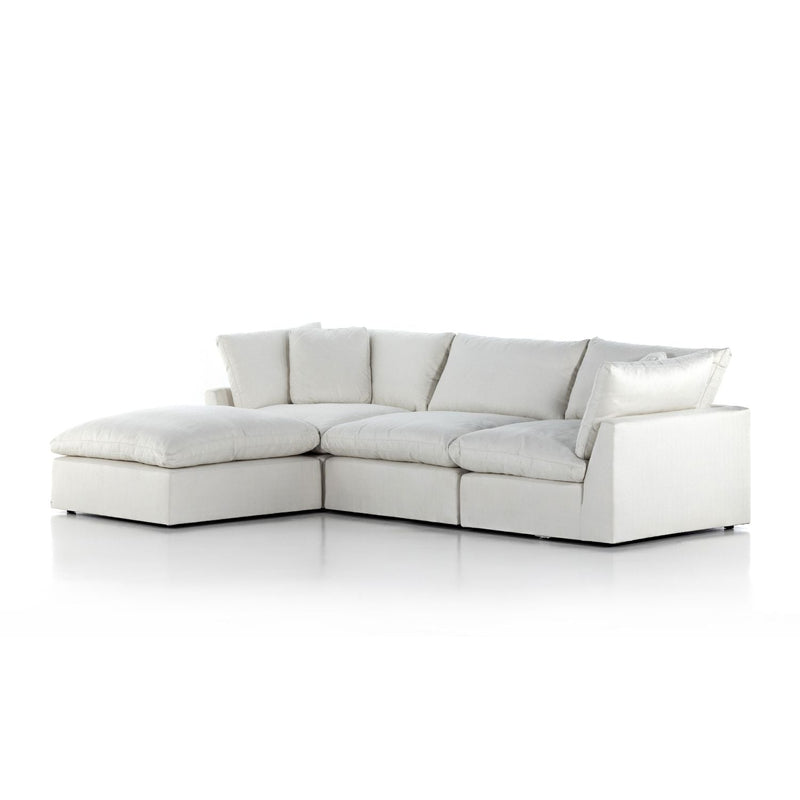 Stevie 3-Piece Sectional Sofa w/ Ottoman in Various Colors Flatshot Image 1-img26