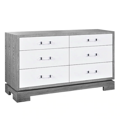6 drawer chest with acrylic nickel hardware in various colors 3-img38