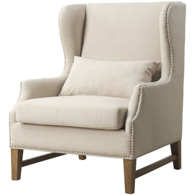 Devon Linen Wing Chair-img69